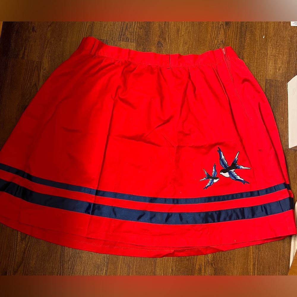 Rockabilly skirt with swallow
